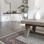 Wooninspiratie en interieur met de eethoek in de picture