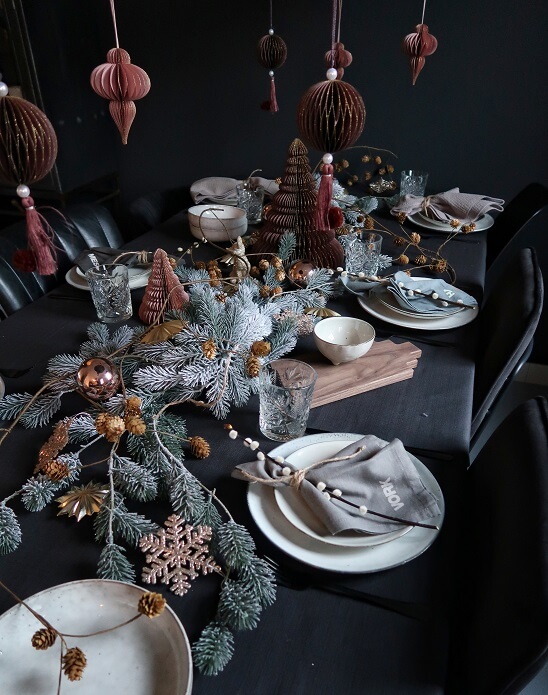 kerst 2019 kersttafeldecoratie kersttafel