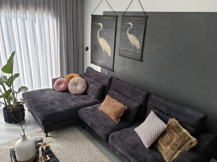 loungebank carmen room108 zwart velvet